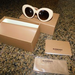 BURBERRY MARGOT SUNGLASSES BEIGE